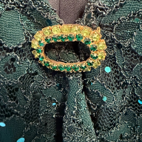 Elegant Christopher Banks sequence evening dress. size 22 - Picture 3 of 7